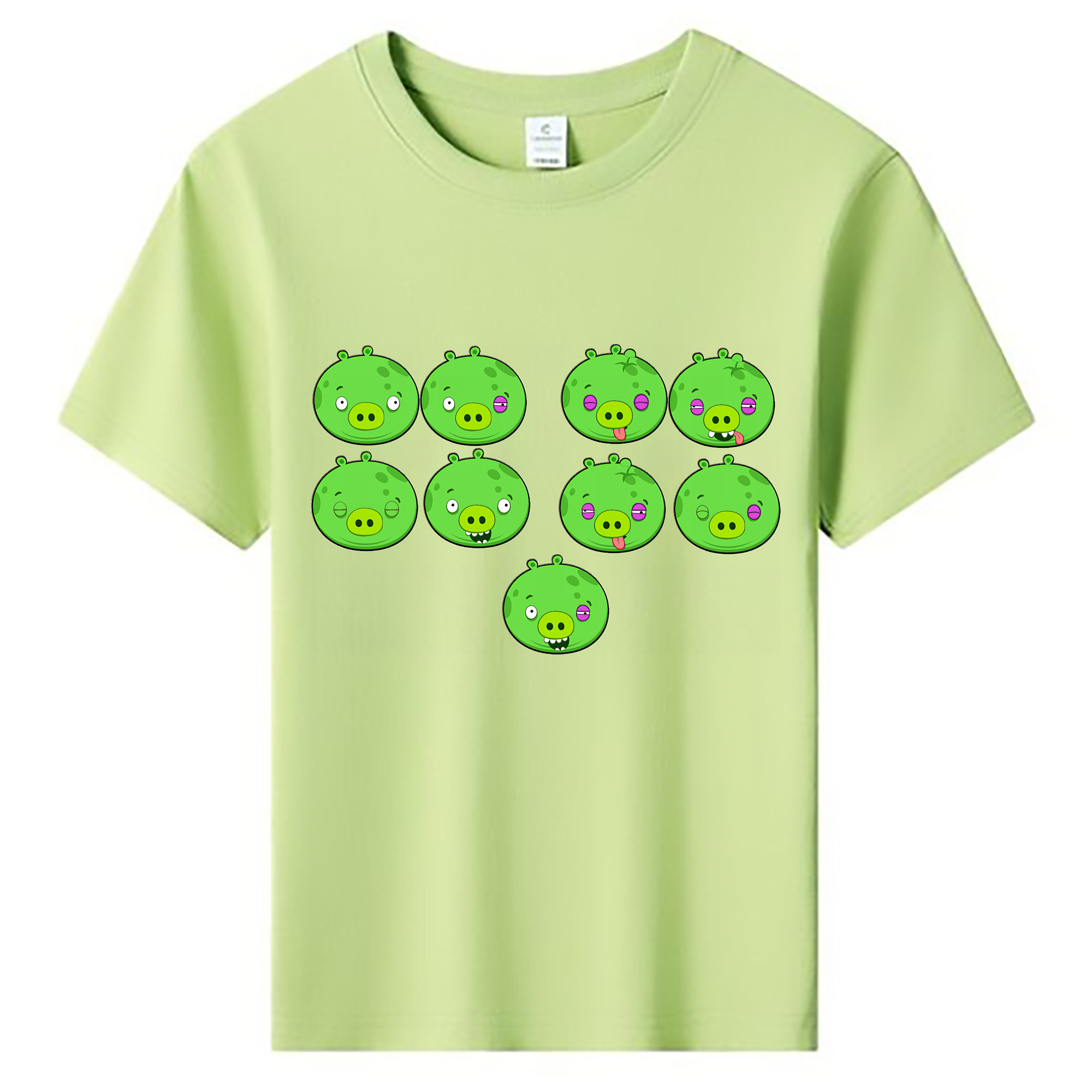 （画像用） Angry Birds アングリーバード 綿100％キッズTシャツ（フロントプリント）
